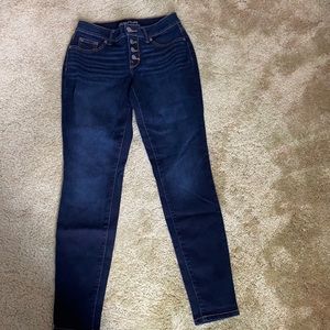 Button fly jeans